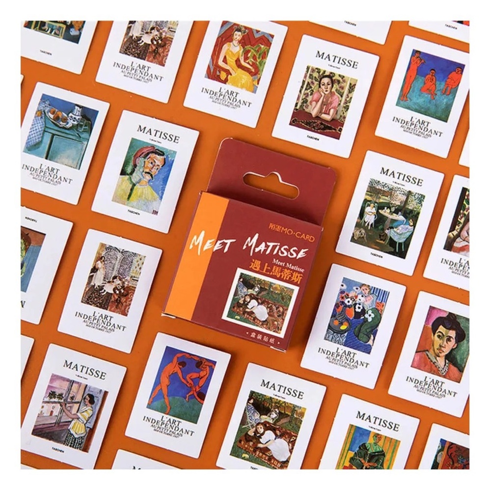 46 pcs Meet Matisse Art Stickers